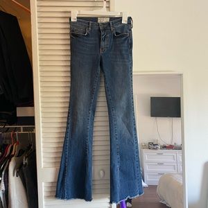 Free People Split Flare Jeans